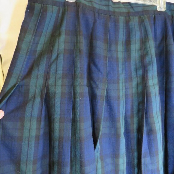 Westbound II Vintage Plaid Pleated Skirt Size 20W - Picture 3 of 11